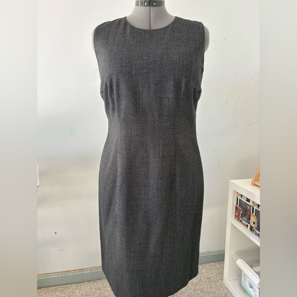 Boss Dirusa Wool Blend Sheath Dress